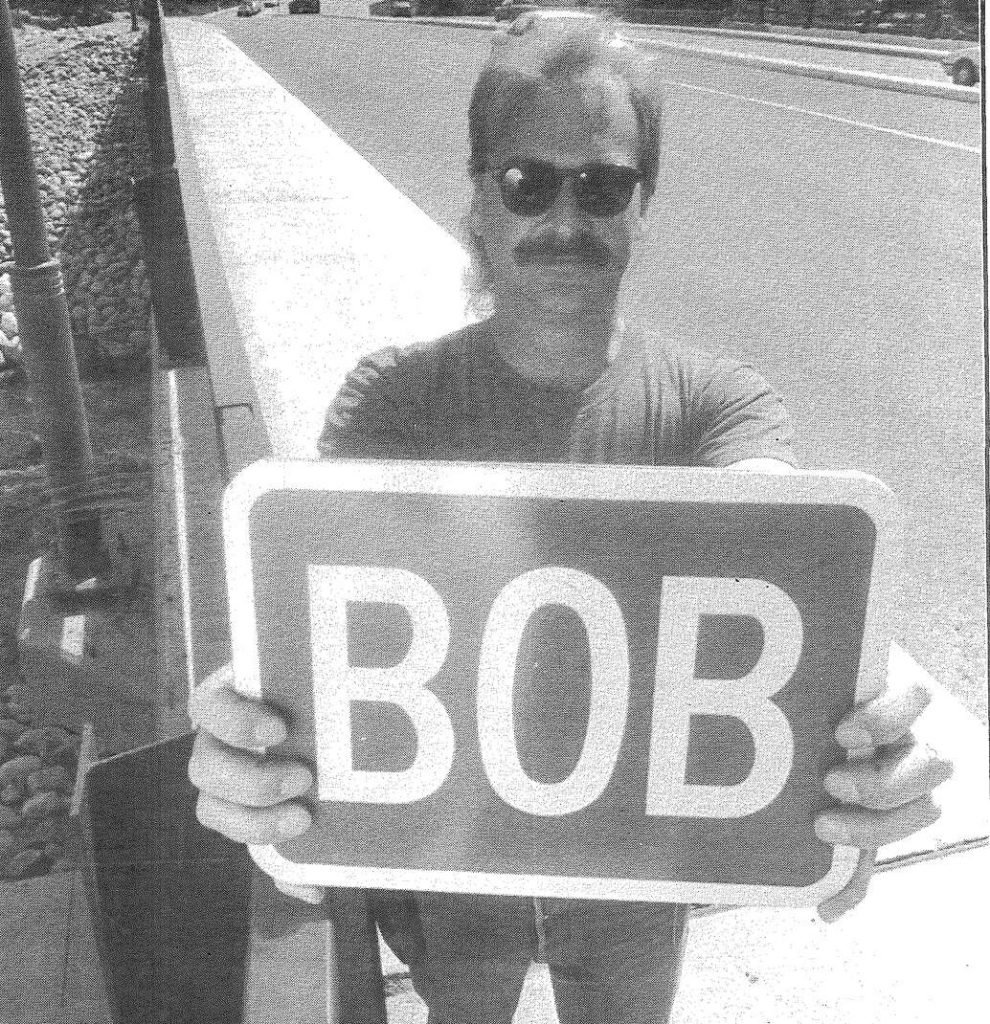 Time Machine 30 years ago, Avon fascinated by the name ‘Bob